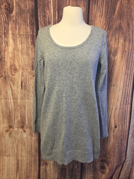 Motherhood Maternity Sweaters - Motherhood Maternity Sweater Size L Gray Speckles
